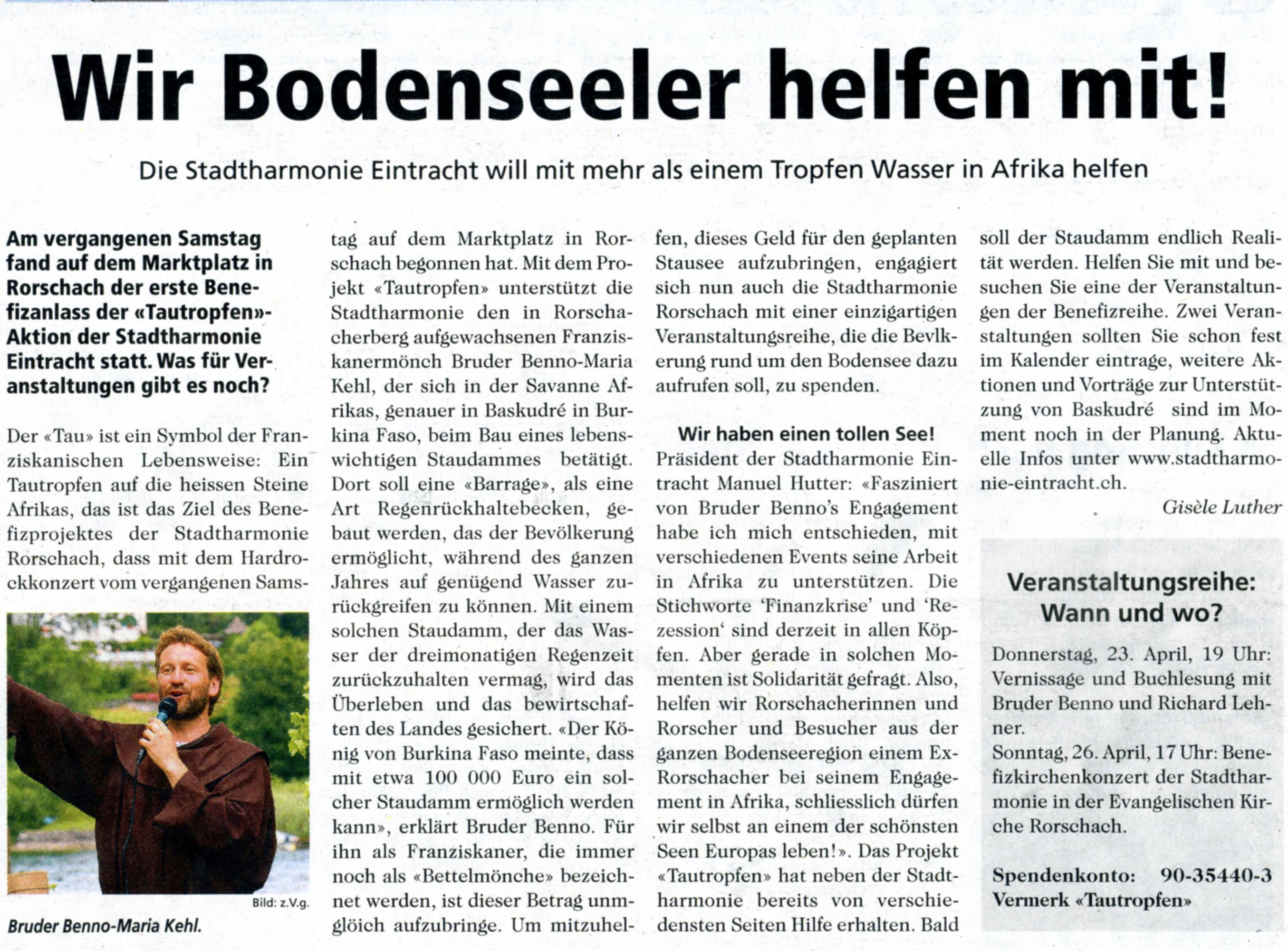 Pressebild aus Bodensee Nachrichten (Copyright © Bodensee Nachrichten )