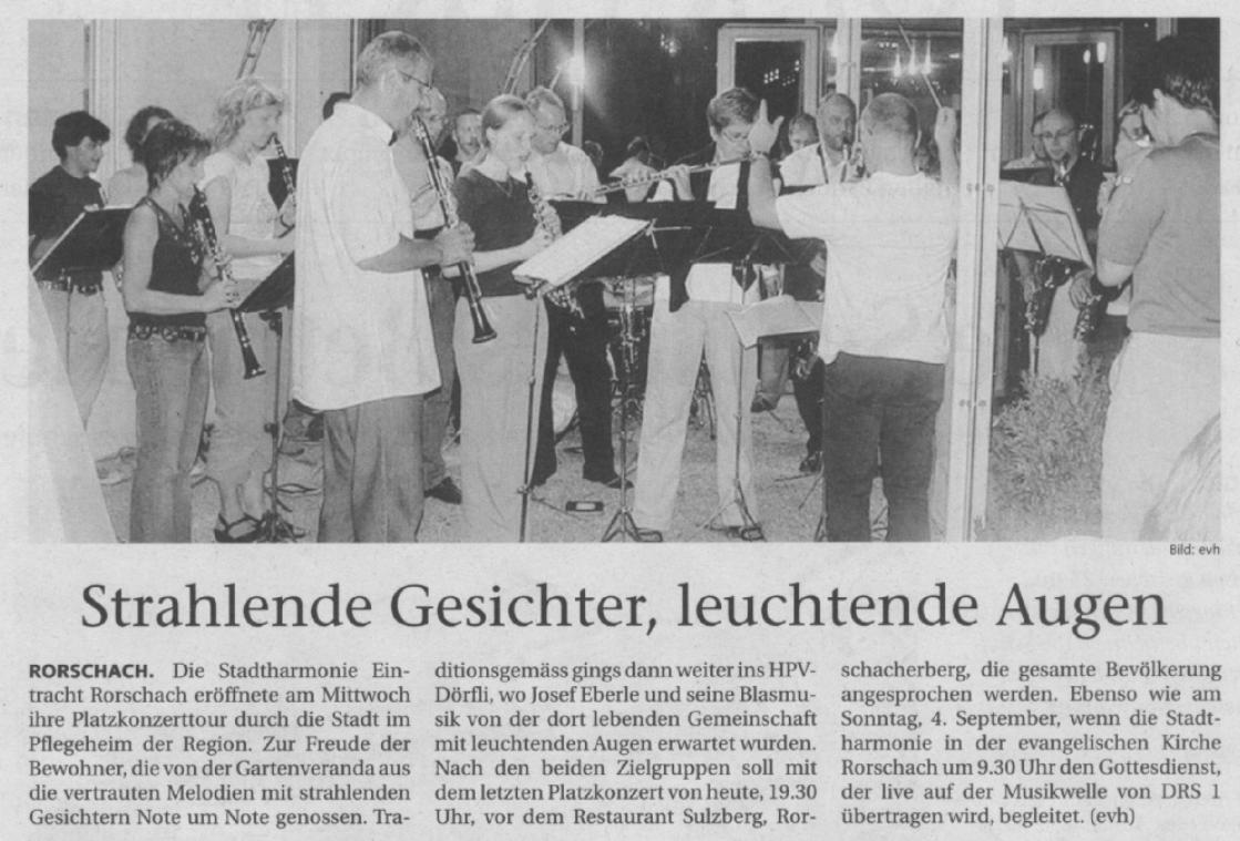 Zeitungsbericht mit Foto von Elisabeth von Hospenthal
